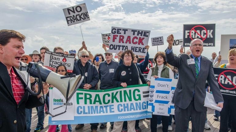 Legislator Dave Deninberg along with Eric Weltman, Senior Organizer for...