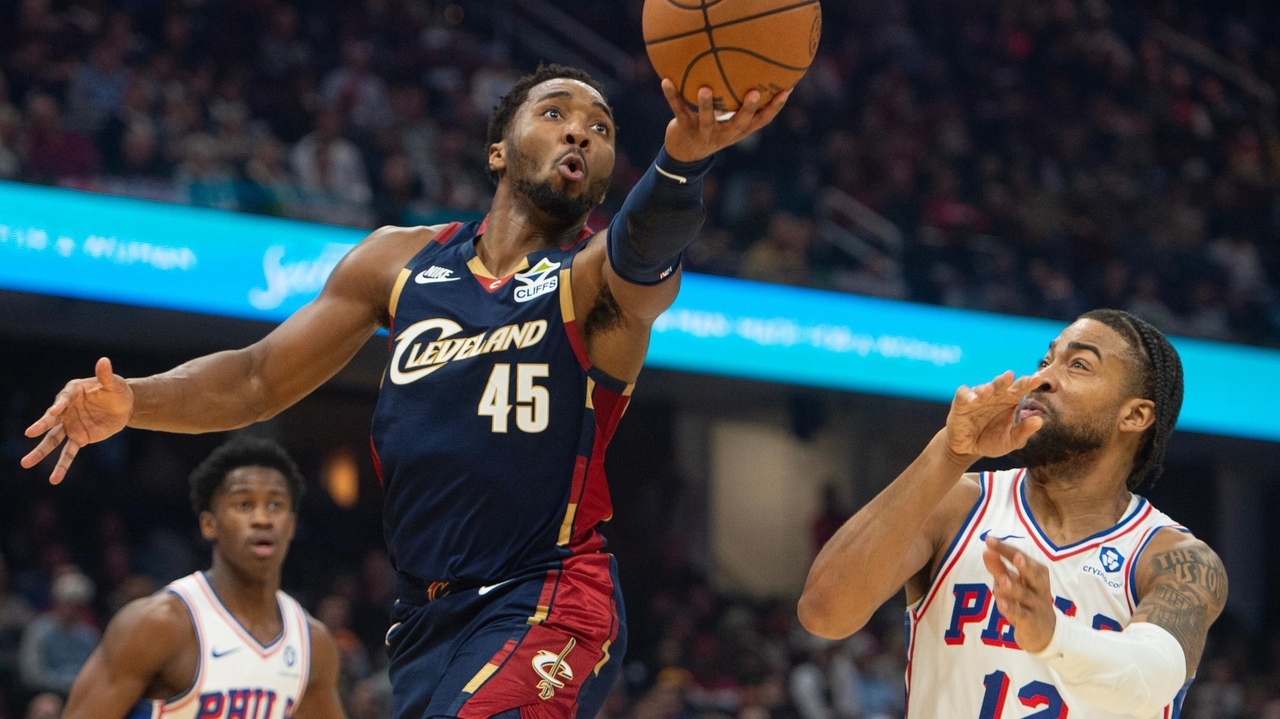 Mitchell's season-high 46 points lead Cavaliers to 132-121 victory