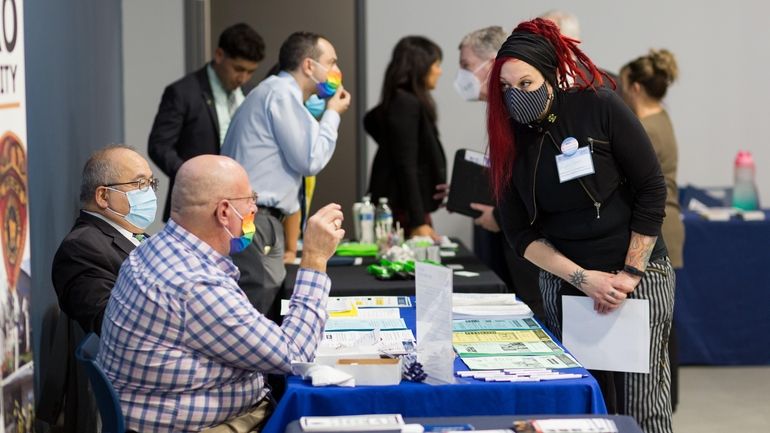 The LGBT Network in Hauppauge held a job fair last...