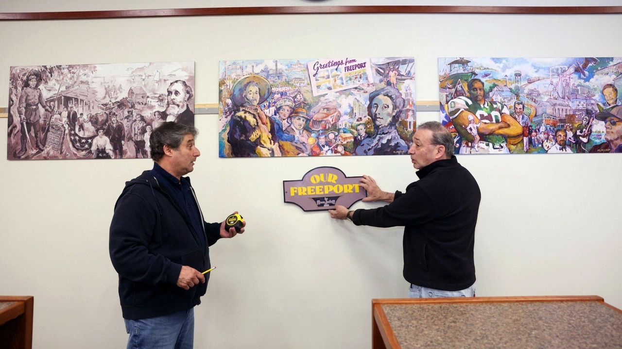 Freeport residents, landmarks come to life in mural to be unveiled at ...