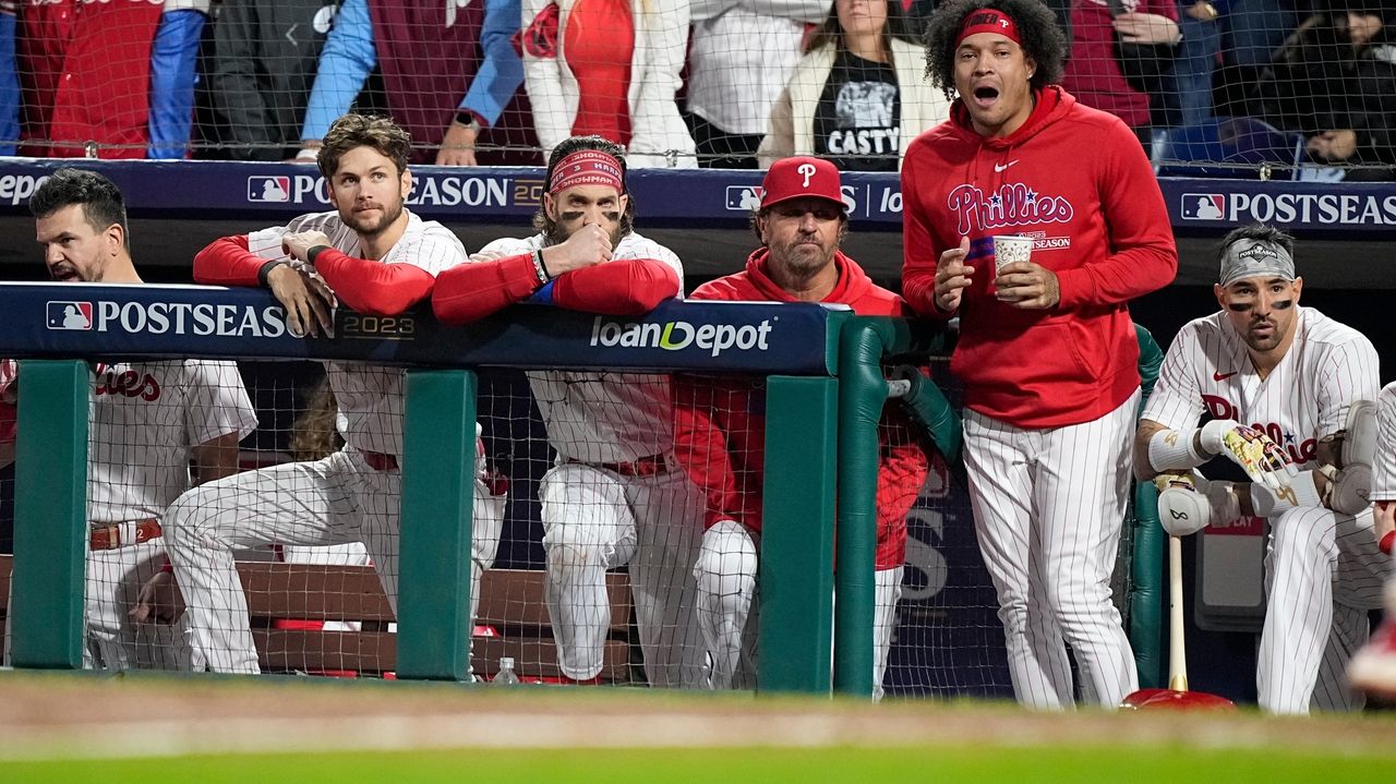 Bryce Harper and the Phillies' big bats go quiet in NLCS, dumped by ...