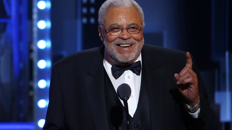 James Earl Jones accepts the special Tony award for Lifetime...