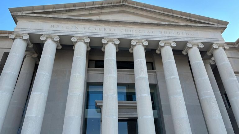 The exterior of the Alabama Supreme Court building in Montgomery,...