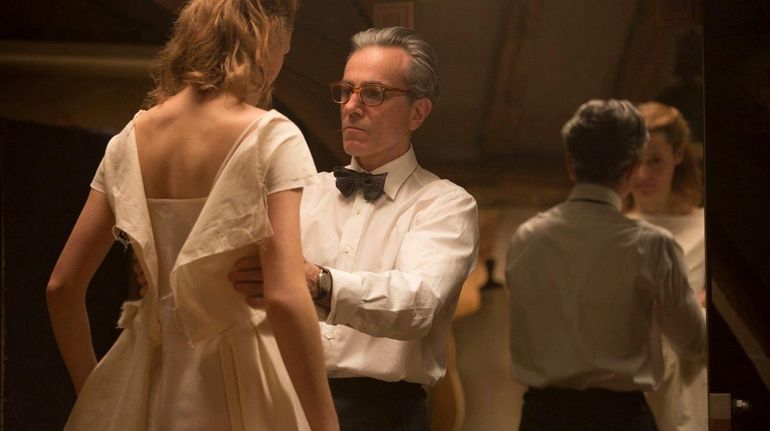 Vicky Krieps  and Daniel Day-Lewis in "Phantom Thread."