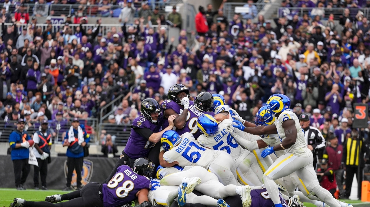 Goal-line stand gets Rams on track in win over Ravens, but offense ...