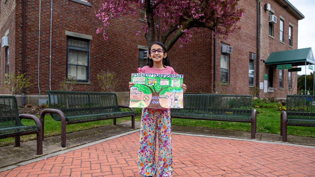 As Earth Day arrives, Oyster Bay 4thgraders draw on what trees mean to