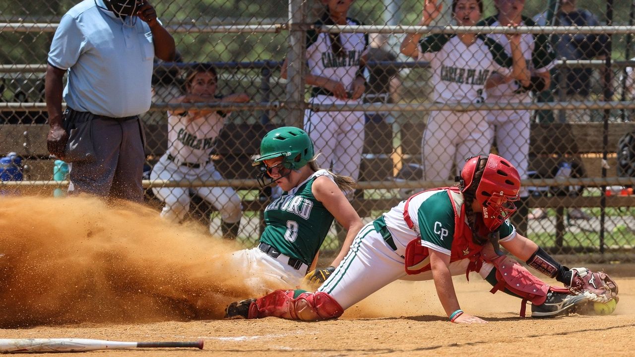 Nassau Class B softball final SeafordCarle Place photos Newsday