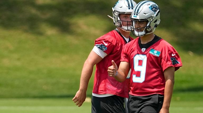 Young shoulders: Panthers forge ahead with rookie QB