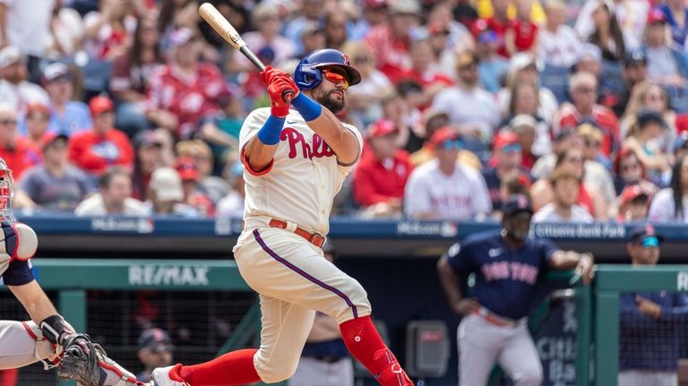 Schwarber, Walker lead Phils over Boston 6-1, stop skid at 6 - WHYY