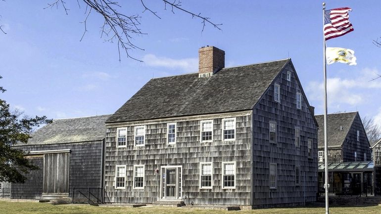 East Hampton Town Hall, where legislators recently approved contract extensions...