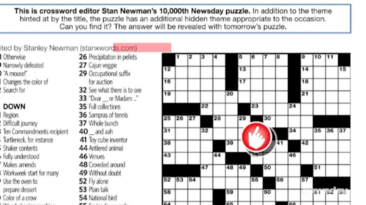 The ins and outs of crossword puzzle editing