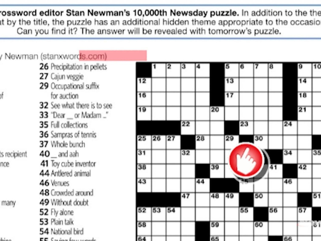 The ins and outs of crossword puzzle editing
