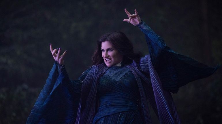 This image released by Disney+ shows Kathryn Hahn, as Agatha...