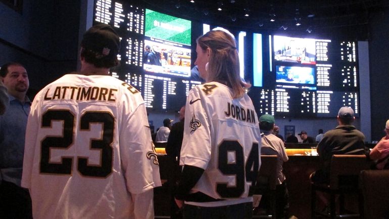 Customers at the Ocean Casino Resort in Atlantic City N.J....