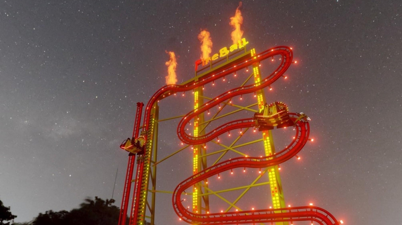 New FireBall roller coaster coming to Adventureland this spring - Newsday