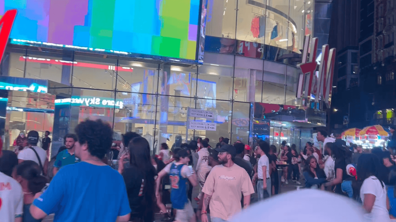 Shots fired in Times Square after Knicks win NBA title