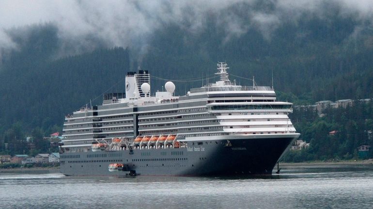 The Holland America ship Westerdam in August 2011 near Juneau, Alaska. 