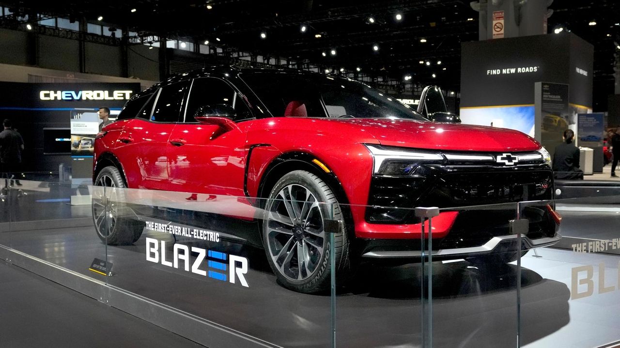 GM to resume sales of Chevy Blazer EV after software issues prompted a ...