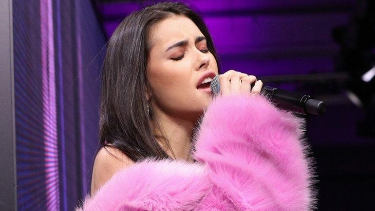 Singer Madison Beer performs in Berlin, Germany, on Jan. 18,...