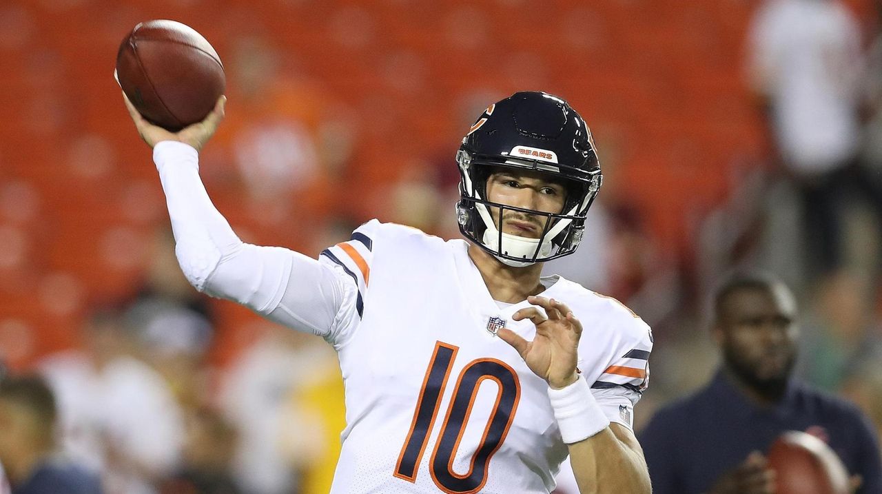 Bears QB Mitchell Trubisky might not play vs. Giants next weekend