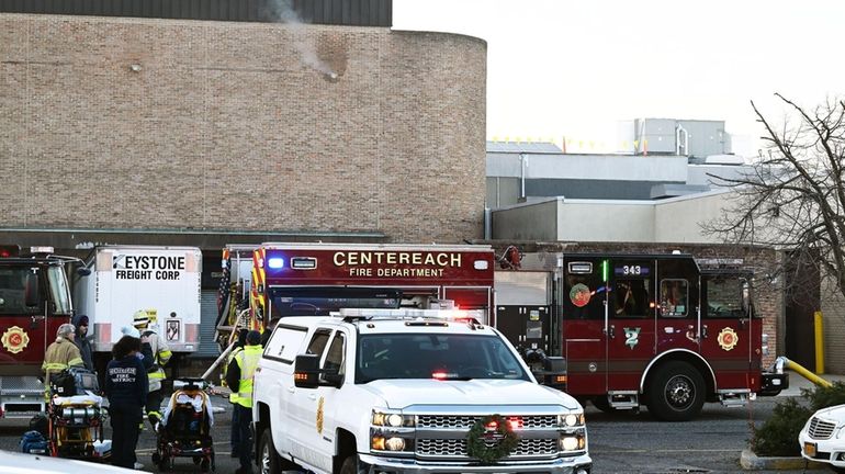 A fire was discovered Friday morning at a loading dock at...