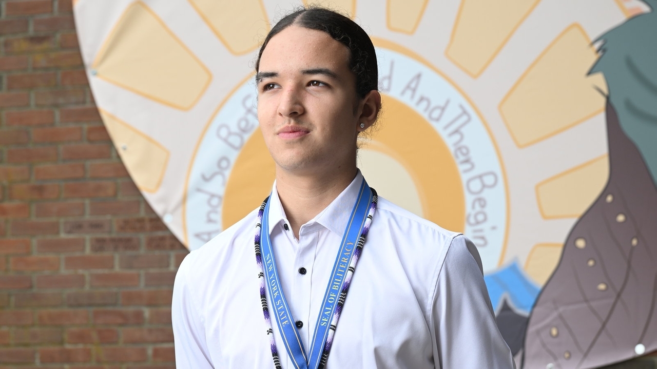 Kodiak Tarrant, of Southampton, makes NYS history as first student to earn Seal of Biliteracy for mastering Shinnecock language