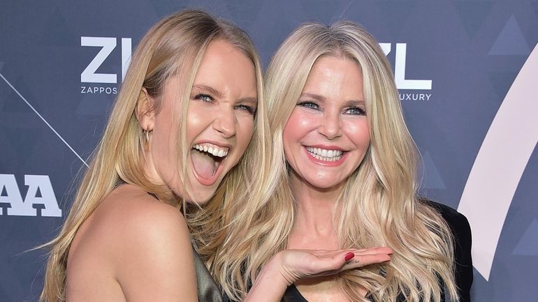  Sailor Brinkley Cook, left, and Christie Brinkley attend the 2018...