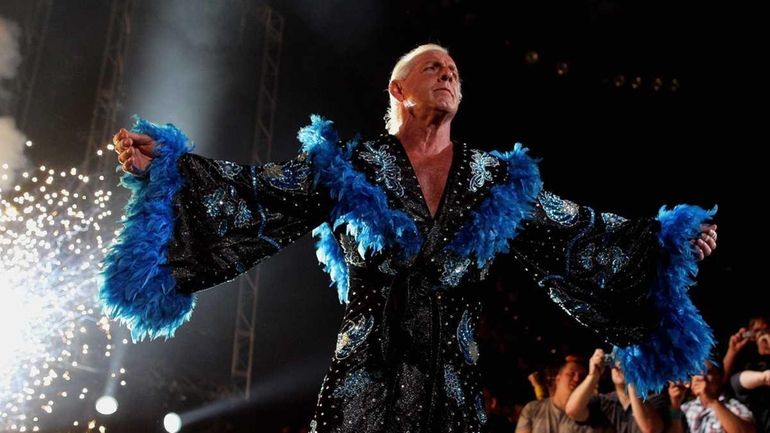 Ric Flair is shown here in 2009 during a pro...