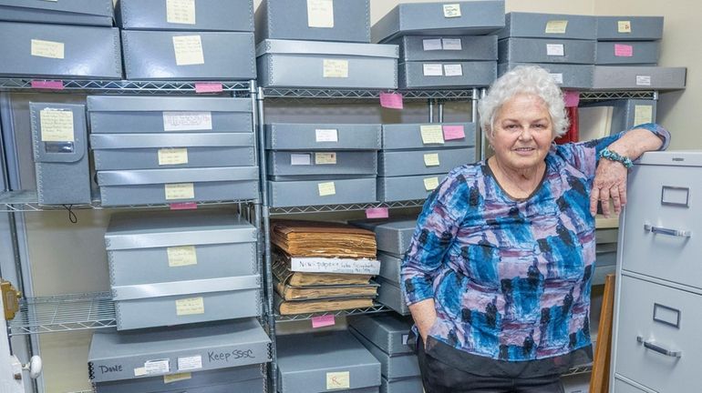 Ritamarie Weigand, historic preservation director for Friends of Connetquot River...