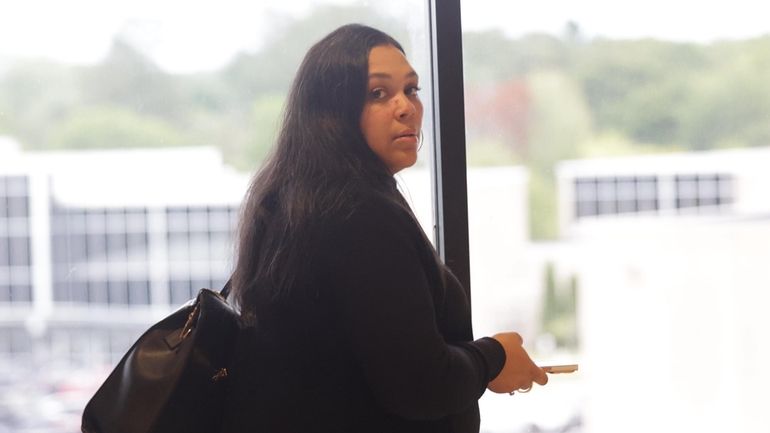 Jennifer Nelson, of Shirley, at Suffolk County Court in Riverhead...