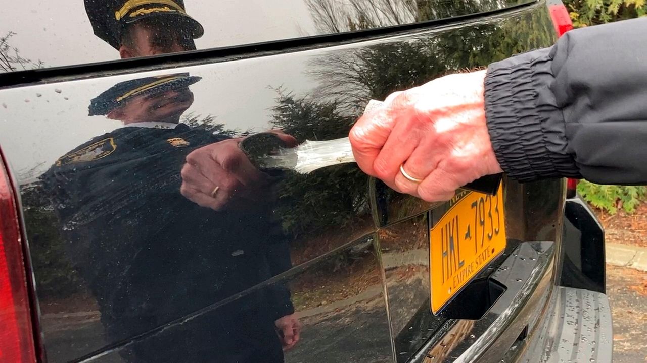 Old Westbury police using GPS darts to track down speeding cars Newsday