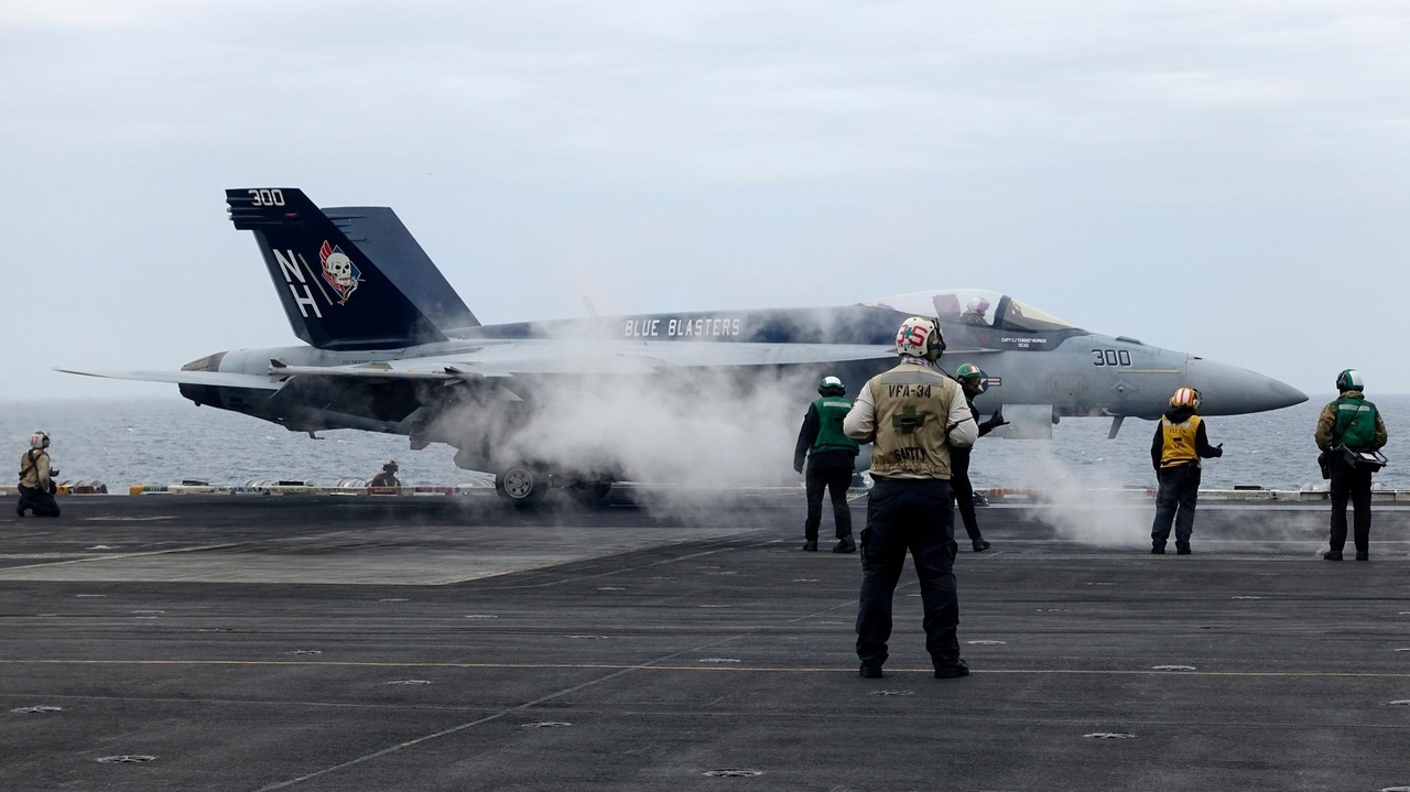 US, Japan and South Korea hold drills in disputed sea as Biden hosts ...