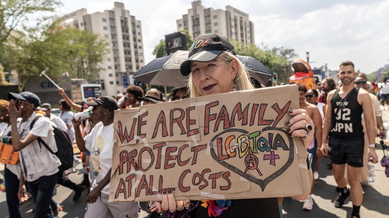 Hundreds march to mark 35 years of Pride Johannesburg in South Africa