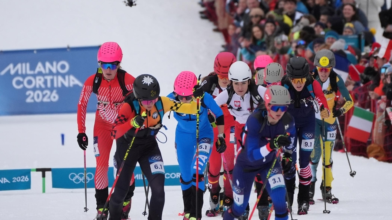 Harrop, Anselmet combine to win mixed relay for France as part of ski mountaineering’s Olympic debut