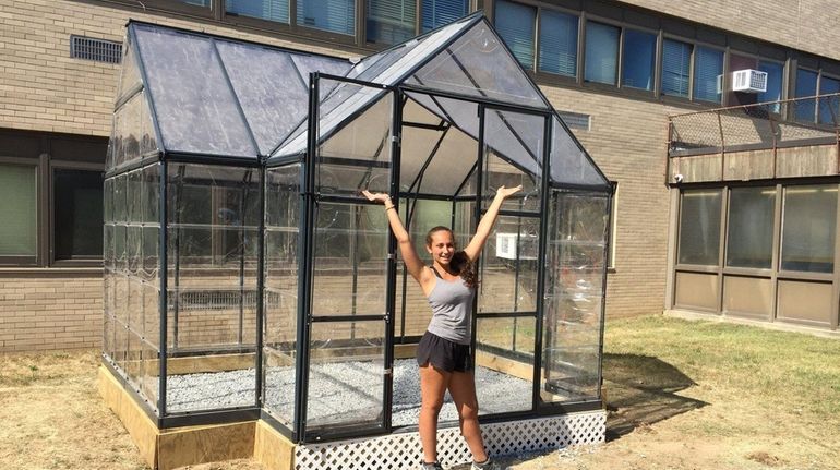 Senior Christina Capobianco raised fund for this greenhous at West...