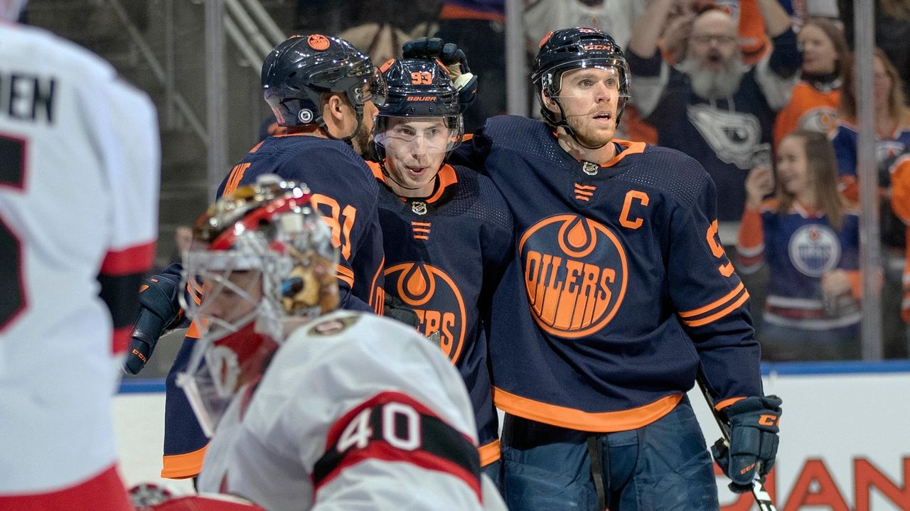 Draisaitl, McDavid Carry Oilers Past Senators, 6-3 - Newsday