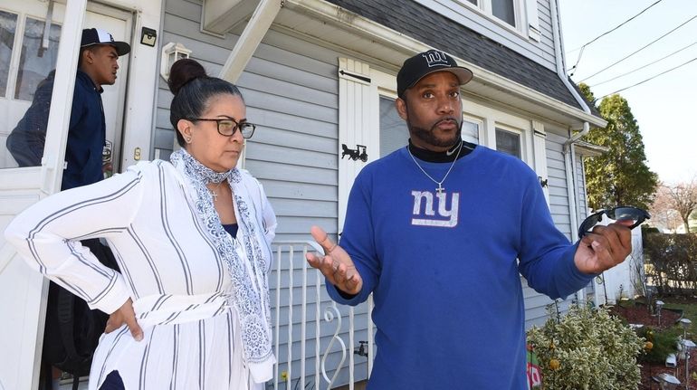 Darren Thomas and his wife Marlene at their Hicksville home.Their...