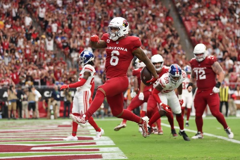 Philadelphia Eagles' K'Von Wallace (42) during the first half of an NFL  football game against the Arizona Cardinals, Sunday, Oct. 9, 2022, in  Glendale, Ariz. (AP Photo/Darryl Webb Stock Photo - Alamy