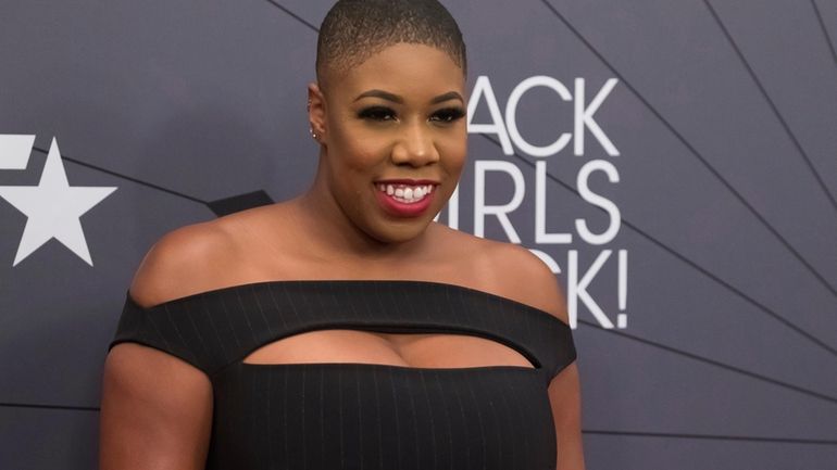 Symone Sanders-Townsend attends the Black Girls Rock! Awards at New...