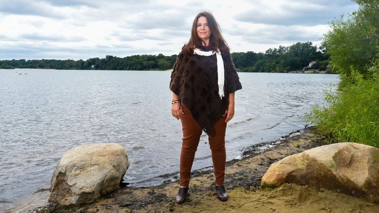 Maria Capp at Lake Ronkonkoma. She wrote and directed the movie...