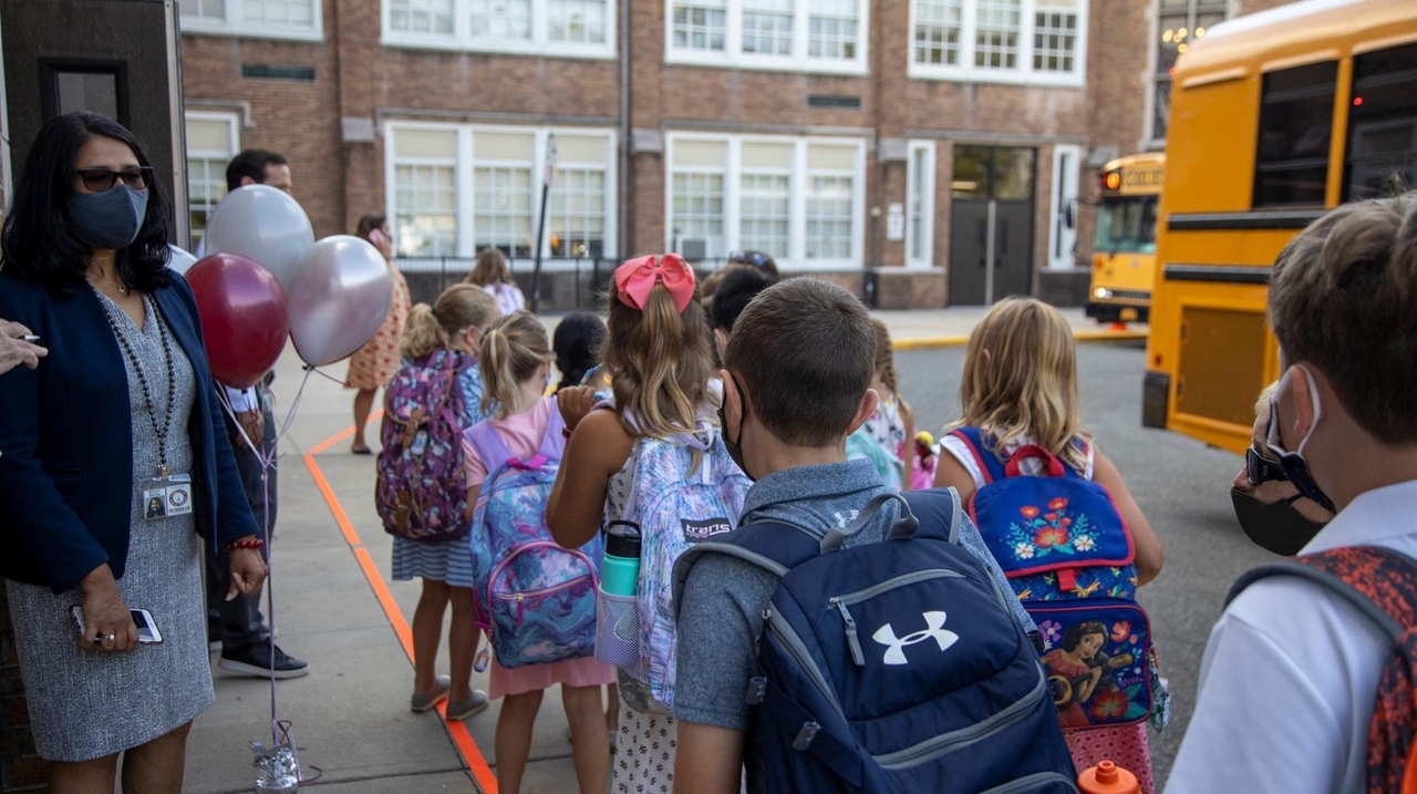 Students return after months at home - Newsday