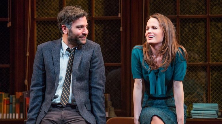 Josh Radnor and Elizabeth Reaser in "The Babylon Line," a...