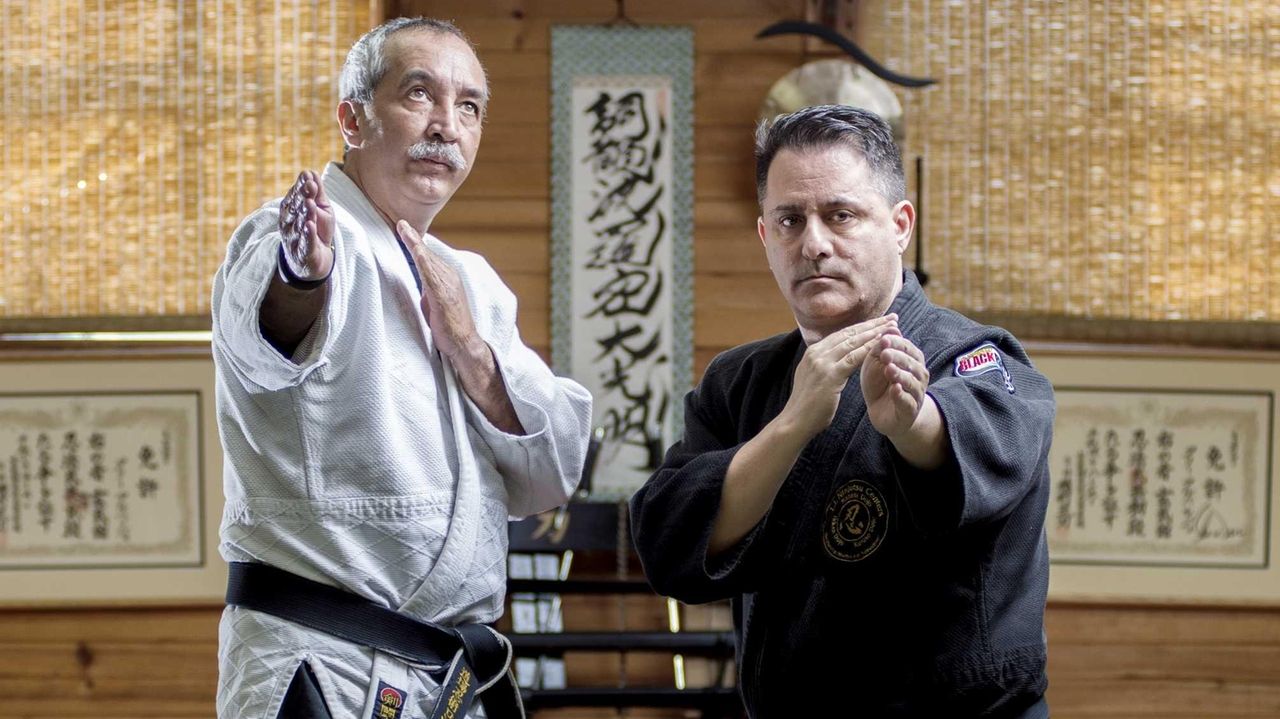 Blind and visually impaired students learn martial arts in West Islip