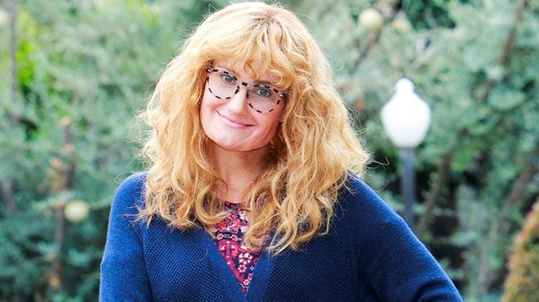 Idina Menzel, in disguise, appears on "Undercover Boss: Celebrity Edition," a...