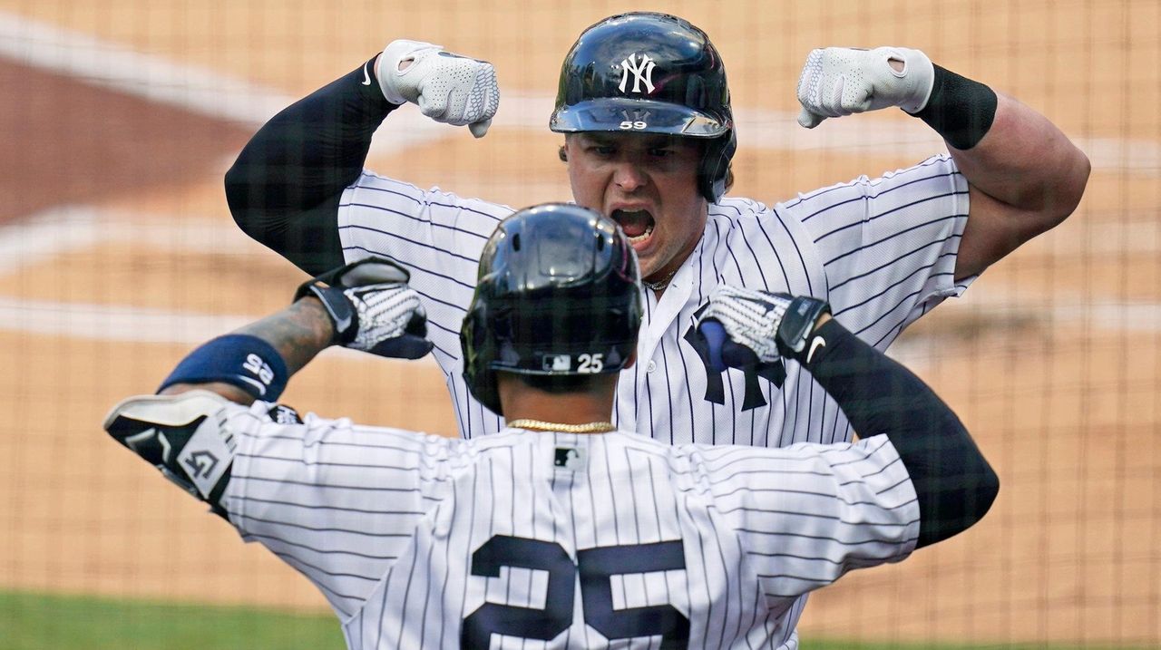 Yankees, With 3 Blasts by Gary Sanchez, Cap Homer-Driven Sweep of