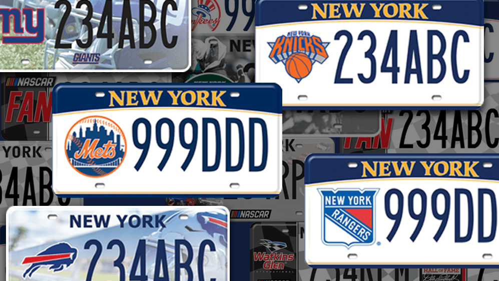 Which sports team license plates rank highest in New York State? - Newsday