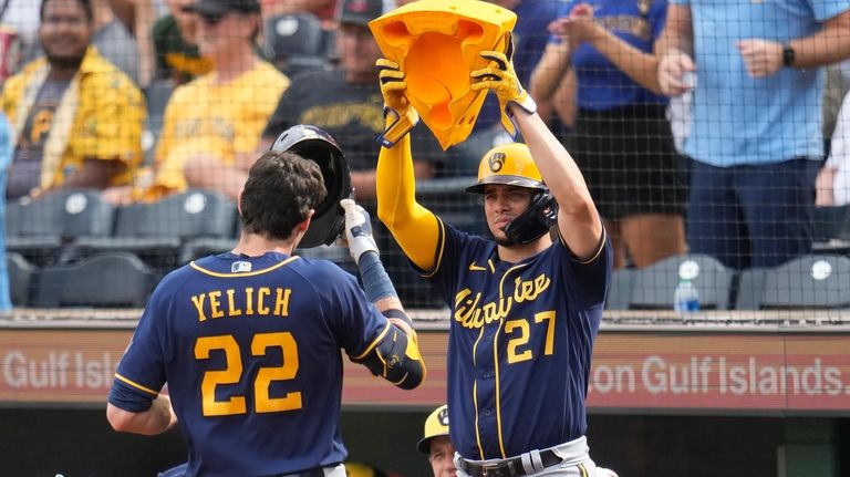 Corbin Burnes takes perfect game into the sixth, Yelich homers as Brewers  hold off Pirates 11-8