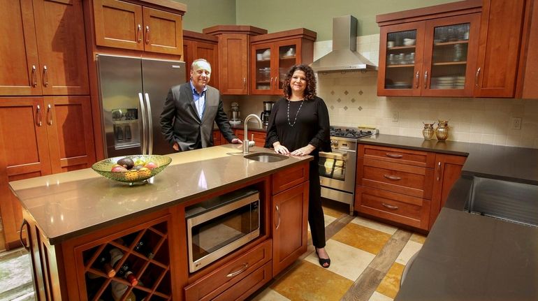 Randy and Dawn Novick in the kitchen of their Eaton's...