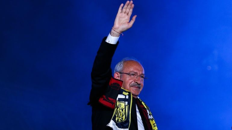 FILE -Turkish CHP party leader and Nation Alliance's presidential candidate...