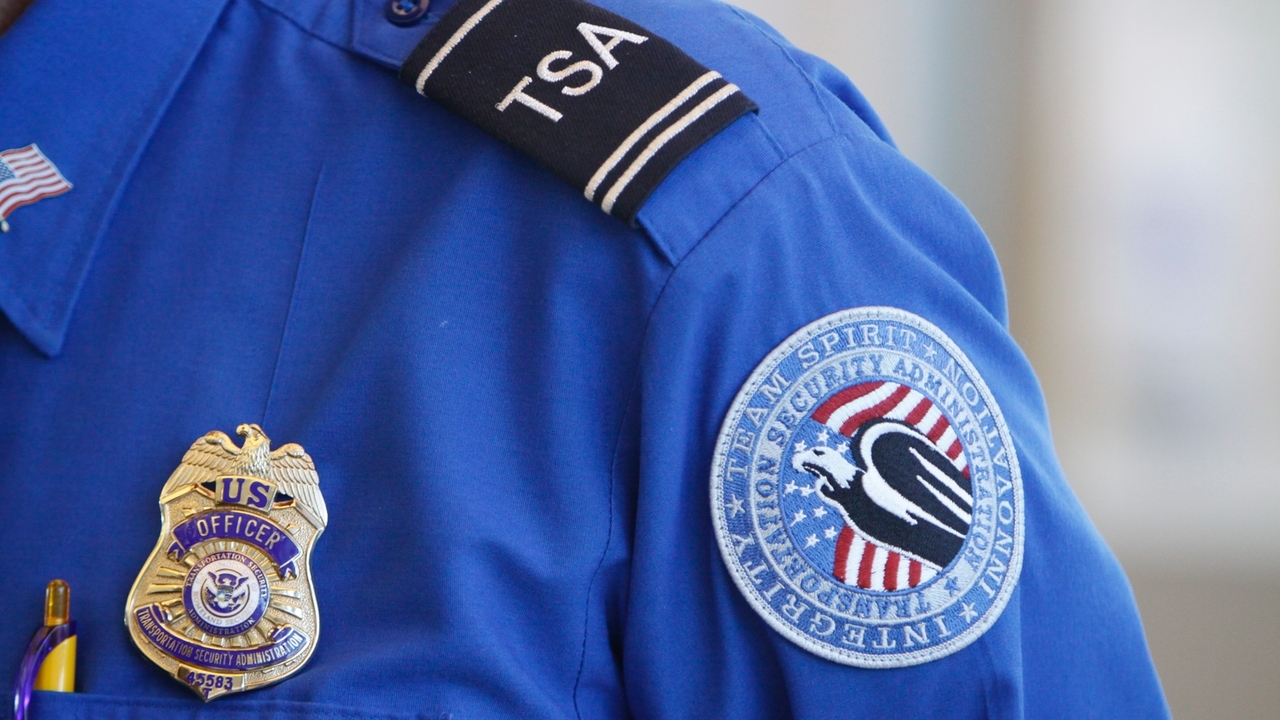 A U.S. Marine is detained after TSA finds a live 25 mm explosive round in his checked bag